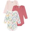 Petit Bateau A0BGC Body A Maniche Lunghe Bimba 0-24 Variante 1 12 Mesi