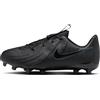 Nike JR Phantom GX II Academy FG/MG, Sneaker, Black/Black-Deep Jungle, 35.5 EU