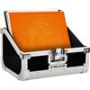 Reloop 80 Record Case Black - Classica Custodia Per Dischi, Angoli Di Protezione Arrotondati, Nero