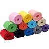 BENECREAT 12 m 50 mm larghe fasce elastiche piatte elastiche da cucire 12 colori nastro strisce per abito gonna cintura parrucca strisce
