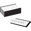 Realth Etichette Magnetiche Scrivibili 76.2MM X 127MM 10 Pcs | con Pellicola Protettiva Trasparente, per Uffici, Magazzini, Scaffali Metallici, Armadietti e Lavagne Bianche