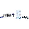 Geberit Kit igienizzante DuoFresh per cassette da incasso Sigma 8 115.063.21.1, BIANCO & 224.093.00.1 DUOFRESH Stick IGIENIZZANTE, Blu