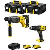 JG todotaladros STANLEY FatMax Kit SVK200 (Tassellatore SFMCH900 + Trapano a Percussione SFMCD711 + 2 Batterie 2,0 Ah + Caricabatteria + 2 x TSTAK II)