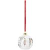 Holmegaard Pallina natalizia in vetro, trasparente, 8 cm