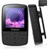 YOTON Lettore MP3, lettore musicale da 32 GB con clip posteriore sportiva, Bluetooth 5.2 e suono Hi-Fi Lossless, radio FM, registratore vocale, auricolari inclusi