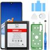 Beefix Batteria per Samsung Galaxy A41, 3500mAh batteria di ricambio agli ioni di litio per Galaxy A41(EB-BA415ABY) con strumento di riparazione professionale