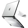 eleger Cover anti-cracking compatibile con MacBook Pro 13 pollici M2/M1 A2338 A2251 A2289 A2159 A1989 A1708 A1706, versione 2022-2016, bordo in TPU nero e Custodia rigido in PC, Trasparente opaco