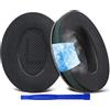 SoloWIT Cuscinetti Auricolari in gel refrigerante di ricambio, Cuscino per le Cuffie over-ear Bose QuietComfort 35 (QC35) e Quiet Comfort 35 II (QC35 II), Schiuma Antirumore - Verde Scuro