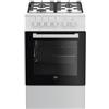 Beko FSS52020DW cucina Elettrico Gas Bianco A