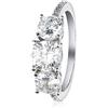 GioiaPura Anello Trilogy in donna GioiaPura Argento 925- Zirconi