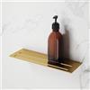 Viverso x match Flat mensola doccia La: 300 A: 3 P: 100 mm, VU6001BG, x match oro spazzolato [Accessori Bagno > Mensole Doccia]