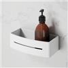 Viverso x match portaoggetti doccia La: 220 A: 70 P: 110 mm, VU6003MW, x match bianco opaco [Accessori Bagno > Mensole Doccia]