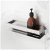 Viverso x match design portaoggetti doccia La: 300 A: 60 P: 95 mm, VU6005BS, x match acciaio inox spazzolato [Accessori Bagno > Mensole Doccia]
