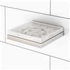 Viverso x add mensola in silicone con supporto a parete, VA1500XX+VA1400BN, x add nichel spazzolato [Accessori Bagno > Porta Oggetti]