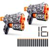 XSHOT Skins Flux - Illustrate (2 Pack + 16 Darts) by ZURU, Easy Reload, Air Pocket Dart Technology, Toy Foam Dart Blaster for Kids, Teens, Adults, Frustration Free Packaging