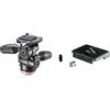 Manfrotto MH804-3W Testa a 3 Vie con Leve Richiudibili, Nero & 200PL Piastra Rapida in Alluminio, Nero