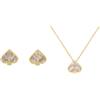 Kate Spade New York So Spade orencchini a lobo e pendente, trasparente/oro