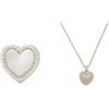 Kate Spade New York orencchini a lobo e collana Golden Hour, argento