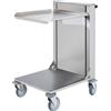 Kongamek Carrello contenitore C3 2 ripiani, freni 600 x 530 x 900 - Kongamek KM4202-RF