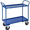 Kongamek Carrello robusto in lamiera 2 ripiani Blu KM4175-B Kongamek