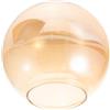 Ciieeo Globo Di Paralume Lampadari Di Ricambio Ambra Paralume Sfera Paralume A Sfera Per Applique Lampadario Lampada A Sospensione 150Mm Foro 70Mm