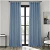 HPD Half Price Drapes BOCH-LN185-P Tende oscuranti in finto lino per camera da letto (1 pannello), 127 x 305 cm, denim