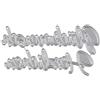 RAYHER 60579000 Fustella: Congratulazioni, 8,2 X 2,4 - 9,2 X 2,