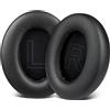 SOULWIT Cuscinetti Auricolari di Ricambio per Anker Soundcore Life 2 (non adatto a Life 2 Neo)/Q20/Q20+/Q20I/Q20BT Cuffie, Cojines con Pelle Proteica più Morbida, Schiuma di Isolamento Acustico