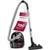 Bomann® Aspirapolvere ermetico | risparmio energetico | 700 Watt | sistema di microfiltraggio a 5 pieghe | con sacchetto | spazzola/bocchetta | BS 9019 CB N antracite
