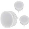 HCFEI 3x LED Lampadina 5W per Faretto da Incasso, ultrapiatto ø50x22mm 120° dimmerabile bianco calda 2700K 230V, sostituisce la Lampadina GU10 MR16