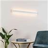 Kosilum - Lampada LED lunga e potente 80 cm - Bastia - luce bianca calda - Illuminazione soggiorno camera cucina corridoio - 35 W - 2520 lm - LED integrato - IP20