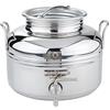 Tutto Inox Shop Contenitore bidone fusto olio e vino acciaio inox saldato da litri 5 Modello Europa