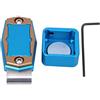 VBESTLIFE Vbest life Mini Porta Calcetto Magnetico Portatile con Supporto per Scatola Porta Gesso con Accessori fissi per Biliardo(Blu)