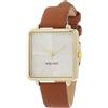 Nine West - Orologio da polso da donna, Marrone/Oro