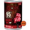 Core Wellness Core Alimento Umido Completo per Cani Can95% Manzo con Broccoli 400 g