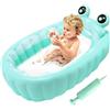 Zwxqe Bagnetto Gonfiabile | Vaschetta Per Bambini Portatile | Lavabo Doccia | Vaschetta Da Bagno Pieghevole Per Bambini, Vasca Da Bagno Per Da Viaggio, Vasca Da Bagno Pieghevole Per Bambini