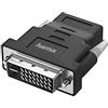 Hama 00200338 DVI/HDMI Adattatore [1 maschio Inglese - 1 DVI-D maschio] Nero