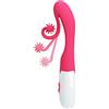 Romance Vibrator & Snail Clitoris Stimulator Pink