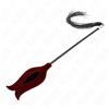 Kink Rose Shape Silicone Tassel Whip 45cm