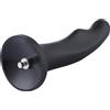HiSmith HSA54 P-Spot Silicone Anal Dildo KlicLok 18cm Black