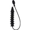 Hidden Desire Inflatable Ribbed Plug Expert Black