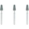Dremel 84922 Set di accessori per pietre abrasive in carburo di silicio, 3 pietre per smerigliare, affilare e incidere su pietra, vetro e metalli non ferrosi (4,8 mm)