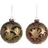 GOODWILL Sfera Di Natale Art Deco Scale Cm 10