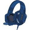 CUFFIE GAMIER BY SEVEN COLORI ASSORTITI NERO E BLU