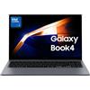 Samsung Laptop Galaxy Book4, Display da 15,6, Windows 11, Processore Intel Core 5, 16GB RAM, 512GB SSD, Gray [Versione italiana]