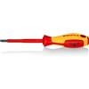 KNIPEX Giraviti per elettricisti per viti Torx impugnatura isolante, in materiale bicomponente, collaudato VDE 210 mm, 98 26 30