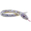 Wild Republic Foilkins Diamond Blue Snake, Animale di Peluche, 137 cm, Giocattolo di Peluche, Riempimento di Bottiglie d'Acqua Riciclate Filate