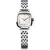 WENGER Quadrante argentato classico vintage da donna (27 mm) / bracciale in acciaio inossidabile 01.1911.101