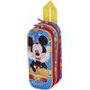 Disney Topolino Glad-Astuccio 3D Doppio, Blu, 22 x 9,5 cm