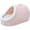 YOUCAI Cuccia Cane Gatto Interno Lavabile Peluche Tenda Casetta per Cani Gatti con Cuscino Rimovibile Lettino per Cani Morbido Divano per Cani,Rosa,45x30x25cm